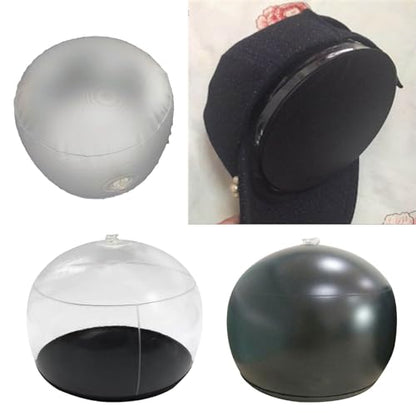 Inflatable Hat Stand Stylish Hat Props Baseball Caps Support Transparent Hat Holder Hat Mannequin Hat Modeling Tool - color: Clear