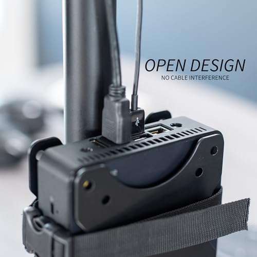 Black Thin Client Mini PC Mount Bracket, MOUNT-PC05C