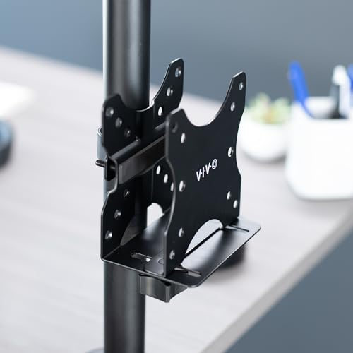 Black Thin Client Mini PC Mount Bracket, MOUNT-PC05C