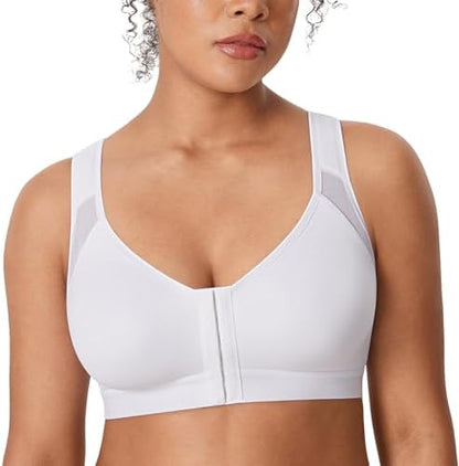 DELIMIRA Women's Front Closure Posture Support Bras