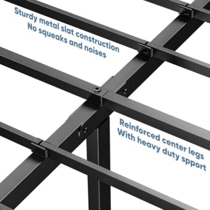 Queen Bed Frames, 16 Inch Height Metal Platform Bed Frame