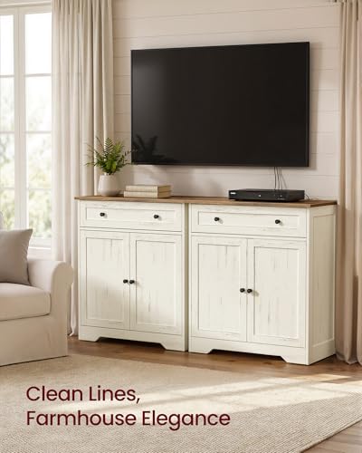 Buffet Cabinet, Sideboard, 2 Doors, 28.4 x 15.8 x 31.5 Inches