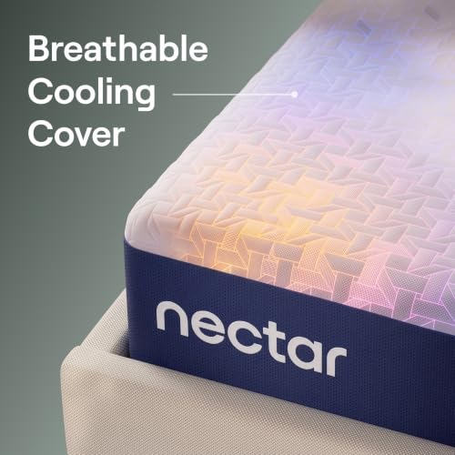 Nectar Premier 13” Memory Foam Mattress, King- Medium Firm, 1-Year Trial