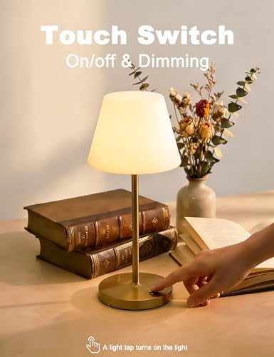 WEILAILUX Small Outdoor Table Lamp, Shower Lamp Waterproof (Mini Wood)