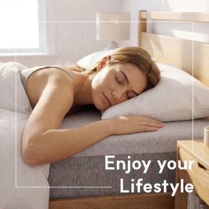 8 Inch King Size Memory Foam Mattress, Cooling Bamboo Cover Bed