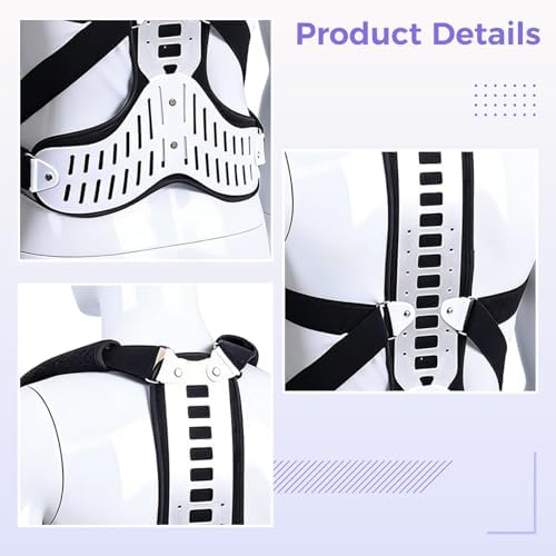 Posture Corrector Back Support Brace with Spine Support, Adult, Adjustable, Breathable, Slouching & Kyphosis, Hunched Back