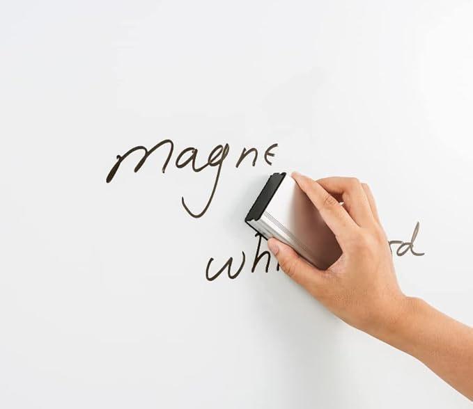 Lockable Magnetic Whiteboard Enclosed Bulletin Board – 36x24 Inch Aluminum Frame Notice Board with Acrylic Door Wall-Mounted Dry Erase Display for Home, Office, School & Lobby