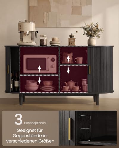 Storage Cabinet, Sideboard with Adjustable Shelves