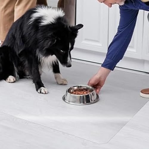 Chair Mat for Office Durable Plastic Floor Protector for Tile & Hardwood 1mm Thick Various Sizes (60x100cm to 190x240cm) Ideal for Office Kitchen and Home Use.
