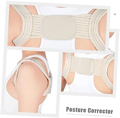 VALICLUD Posture Corrector Sticky Strap Back Brace for Men and Women