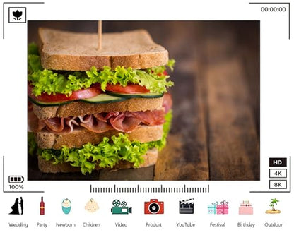 Trykid 20x10ft Fresh Vegetable Sandwich Backdrop Healthy Food Photography Background Kitchen Themed Party Decoration Tapestry Photo Booth Prop Fabric - size: 20x10ft