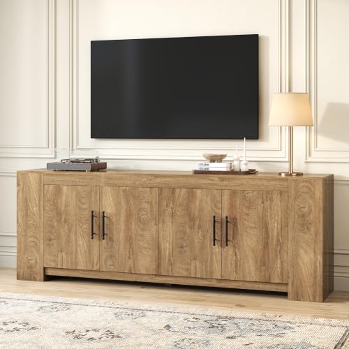 Tall TV Stand with Storage, Long Entertainment Center for 85 Inch TVs
