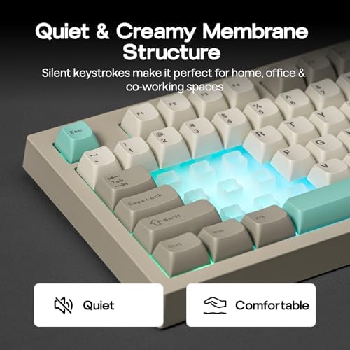 EPOMAKER Aula S102 PRO Membrane Gaming Keyboard w/TFT Screen & Volume Knob