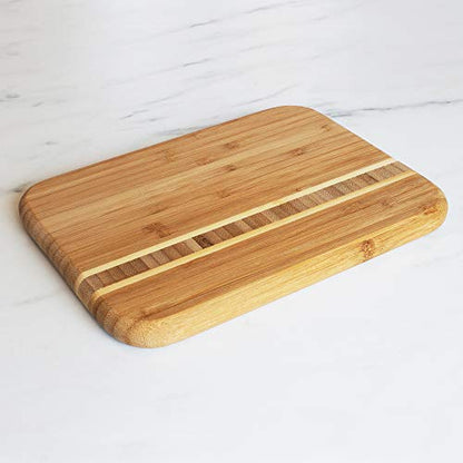 Barbados Small Bamboo Cutting Board, 9 x 6.5 Inches