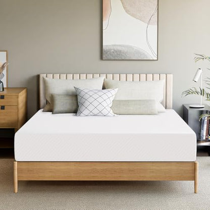 Queen 10 Inch Cooling Gel Memory Foam Mattress, Medium Feel