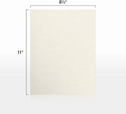 LUXPaper 8.5" x 11" Cardstock | Letter Size | Quartz Metallic | 105lb. Cover (192lb. Text) | 50 Qty
