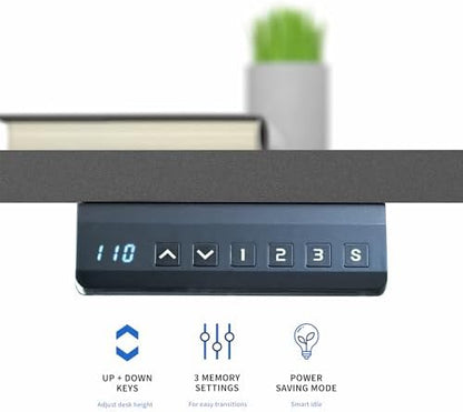 VIVO Light Wood 71 x 36 in Standing Desk, DESK-KIT-E2B7C-36