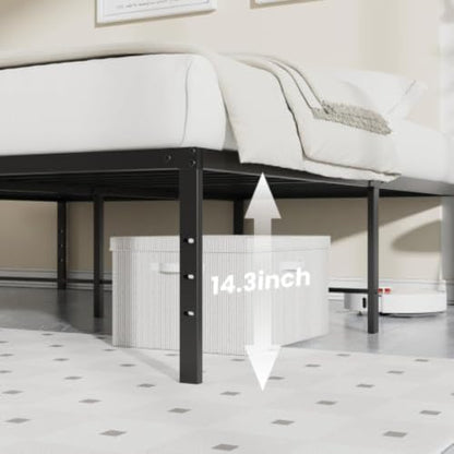 Queen Bed Frames, 16 Inch Height Metal Platform Bed Frame