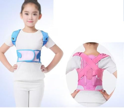 Posture Correctors For Kids, Boys Girls Teens Children Back Straightener Lumbar Support Belt Back Brace Scoliosis Correction Belt For Neck Spinal Shoulders(Pink,Medium)