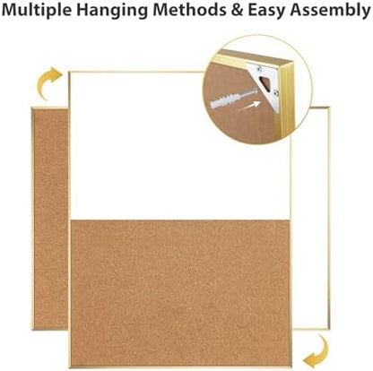 ARCOBIS Cork Board White Board Combo