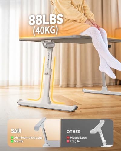 Non-Slip Leather Lap Desk Laptop Bed Tray Table, Laptop Stand for Bed