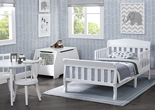 Canton Toddler Bed, White