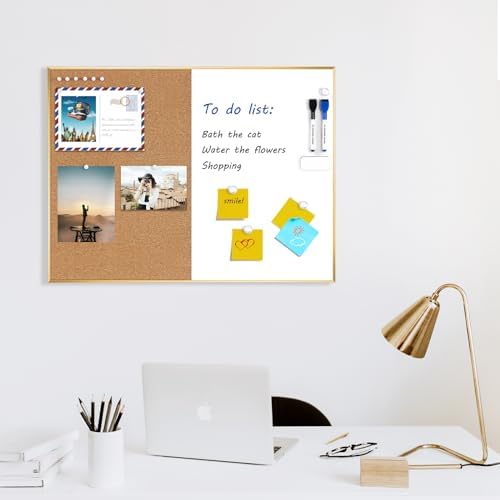 ARCOBIS Cork Board White Board Combo