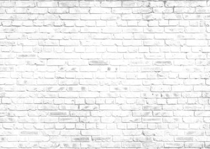 10x6.5ft Fabric White Brick Wall Texture Backdrop Abstract Old White Brick Stone Wall Background for Photoshoot Home Decor Party Decorations Photo Booth Props - size: 10x6.5FT