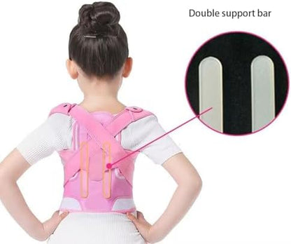 Posture Correctors For Kids, Boys Girls Teens Children Back Straightener Lumbar Support Belt Back Brace Scoliosis Correction Belt For Neck Spinal Shoulders(Blue,Small)