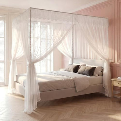 Canopy Bed Frame Post Stainless Steel Canopy Frame Poles Queen King Size