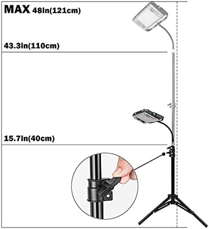 LBW Grow Light with Stand, Full Spectrum Grow Lights for Indoor Plants