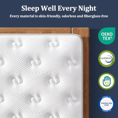 12 Inch Firm Full Hybrid Mattress in a Box