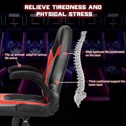 Video Game Chair, Ergonomic Computer Desk Chair, Lumbar Support
