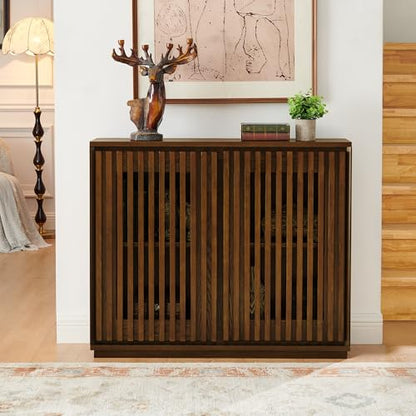 39" Mid Century Modern Sideboard Cabinet, Buffet Cabinet w/Storage