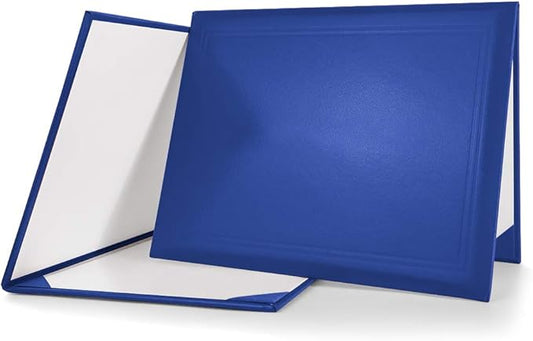 GraduationMall 8.5"x11" Smooth Padded Diploma Cover Certificate Holder Royal,1-Pack