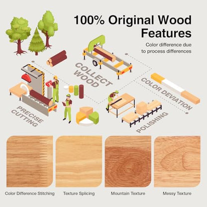 12inch Twin Bed Frame Wooden Twin Size Bed Frame, Solid Wood Twin Size Bed Frame with Headboard No Box Spring Needed, Easy Assembly, Natural