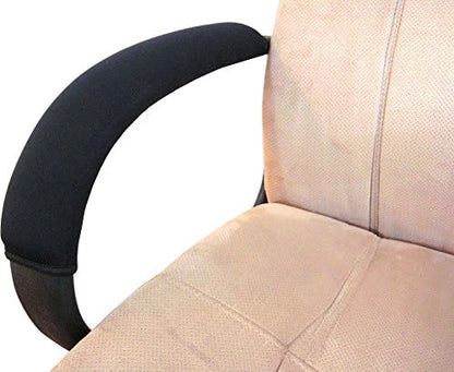 Soft Neoprene Chair Armrest Covers (Complete 2 Piece Set)
