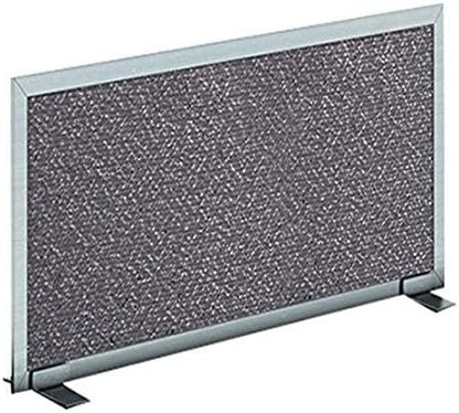 OBEX Acoustical Free Standing Privacy Screen, Cubicle Accessories Desk Privacy Panel, Desk Dividers for Office, Office Furniture Partitions Portable Sound Proof Dividers, 18" x 72", Graphite