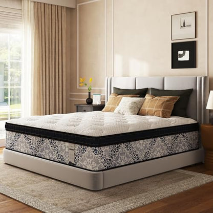 14 Inch Queen Size Mattress in a Box, Cooling Technology, Spring Support