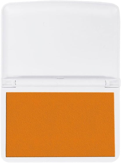 COLOP Make Series, Ink Stamp Pads, with Non-Toxic Premium Ink, Water-Based Acid-Free (Shiny Orange, Make 2-2-3/4" x 4-1/4")