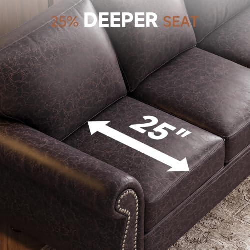 2 Pieces Modular Loveseat Couch & 3-Seat Sofa Set for Living Room