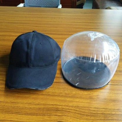 Inflatable Hat Stand Stylish Hat Props Baseball Caps Support Transparent Hat Holder Hat Mannequin Hat Modeling Tool - color: Clear