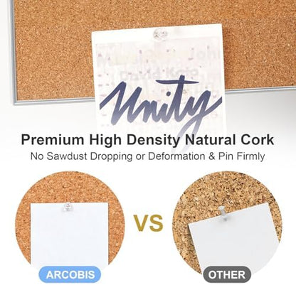 ARCOBIS Cork Board White Board Combo