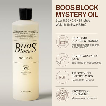 John Boos 3-Piece All-Natural Care & Maintenance Set