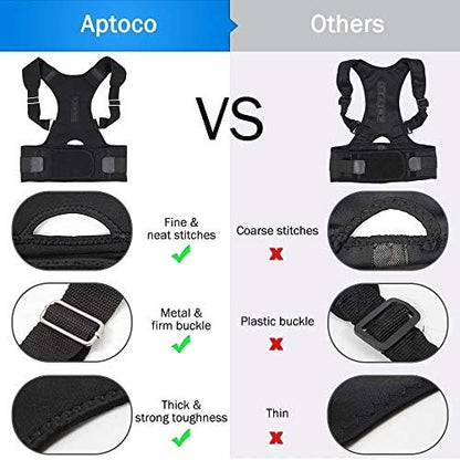 New Male Female Adjustable Magnetic Posture Corrector Corset Back Brace Belt Lumbar Support Straight de espalda(Nude,Large-L)
