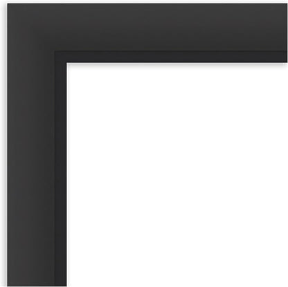 Amanti Art Black Framed Magnetic Board 21x29 Medium Vision Board for use with Magnets, 100% Metal Sheet to Display Items as Office Decor or for Home Organization in mudroom, Kitchen or Kids Room