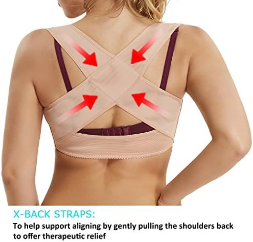 JOYSHAPER X Strap Bra Support for Women Chest Brace Up Posture Corrector Shapewear Tops Vest