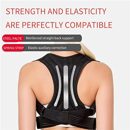 Invisible Back Posture Corrector Back Brace Extended Support Belt Adjustable Back Spine Lumbar Posture Correction(M code) (D,M code)