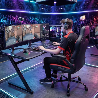 Video Game Chair, Ergonomic Computer Desk Chair, Lumbar Support