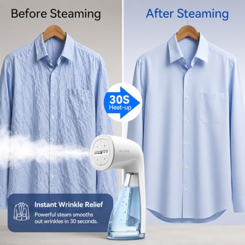 Steamer for Clothes, 1100W Handheld Portable Steamer, 120V Only